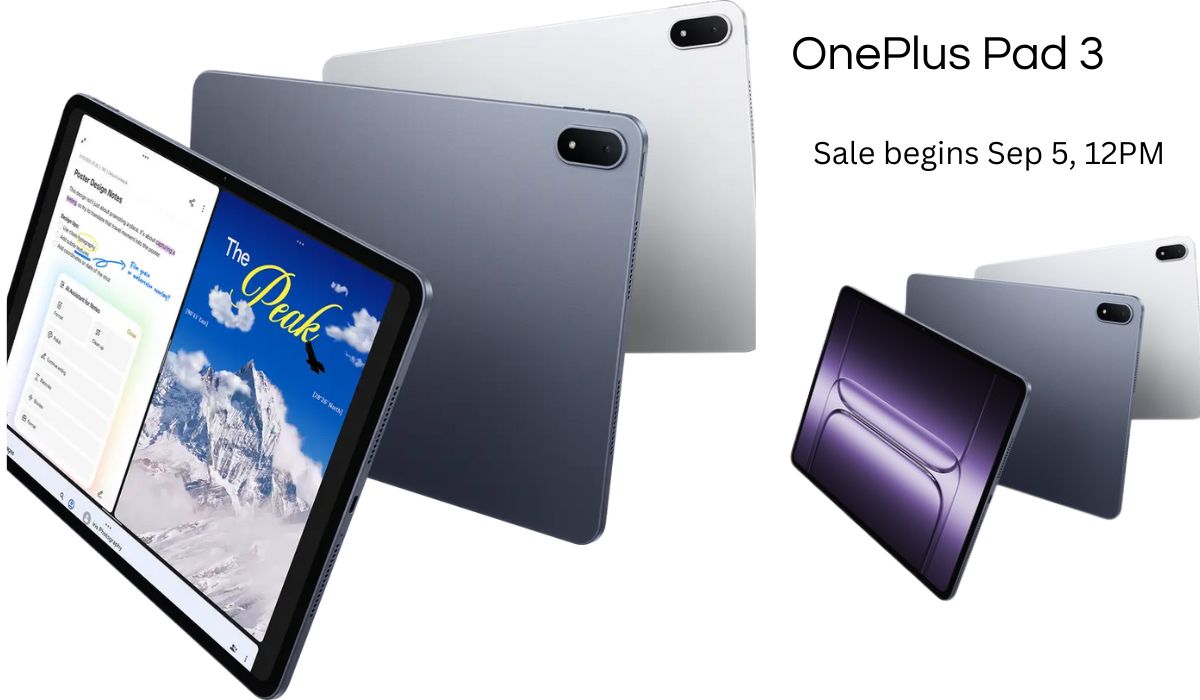 OnePlus Pad 3 sale from 5th Sep