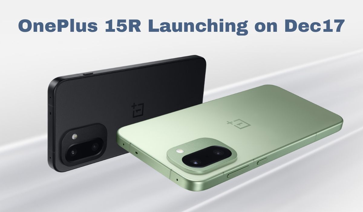 OnePlus 15R smartphone showcasing AI features and rugged design