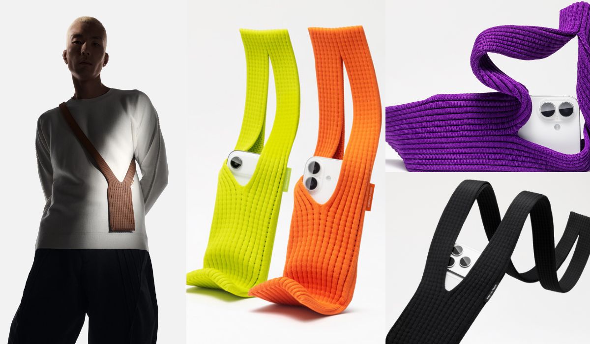 Apple and ISSEY MIYAKE unveil iPhone Pocket, a 3D-knitted accessory designed to stylishly carry any iPhone with comfort and elegance